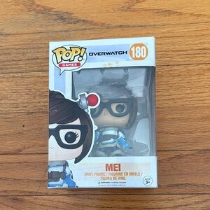 Funko Pop! Games Overwatch Mei Vinyl Figure - Blue and Black